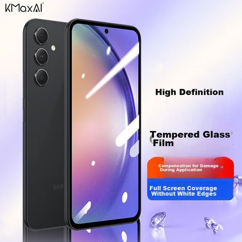 Mica Protector De Pantalla KMaxAI Para Samsung Galaxy A54 Vidrio Templado HD