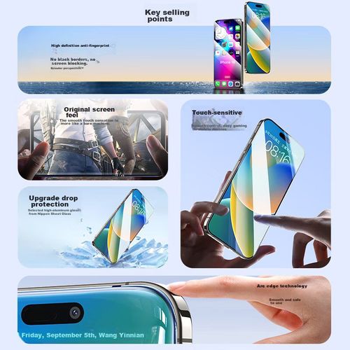 Mica Protector De Pantalla Smorss Para iPhone 16 Plus