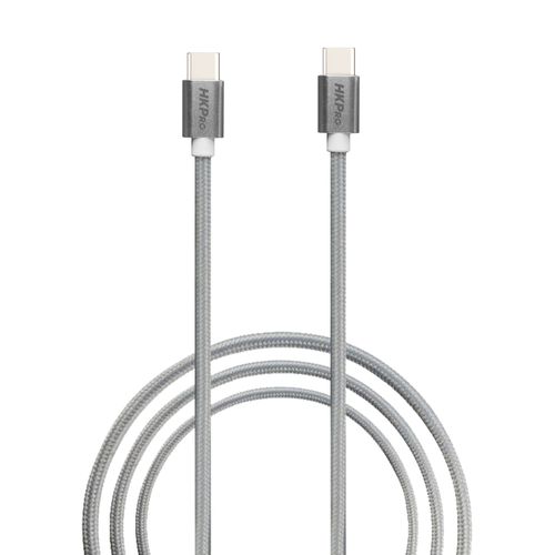 Cable Tipo C Tipo C HKPro 1.8 m Plata