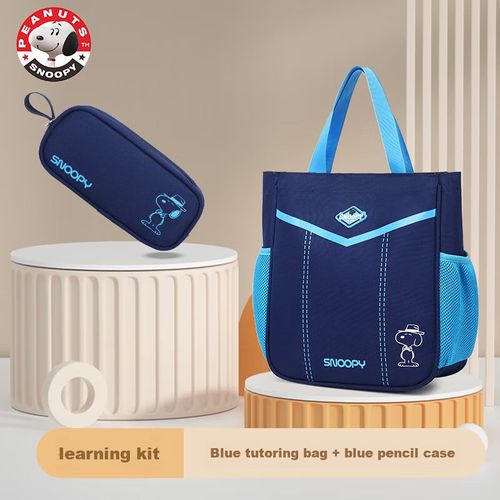 Mochila escolar SNOOPY dOON de poliéster Azul para niño