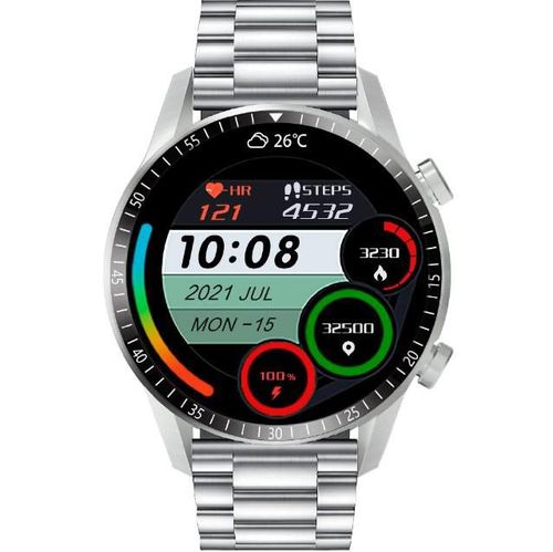 Reloj Smartwatch Vak Tm8 De Acero Bluetooth Ips Presion Nfc