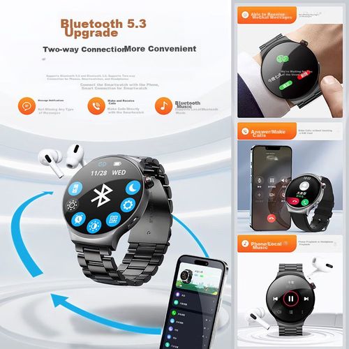 Reloj Aigo V8 Inteligente Premium Negro