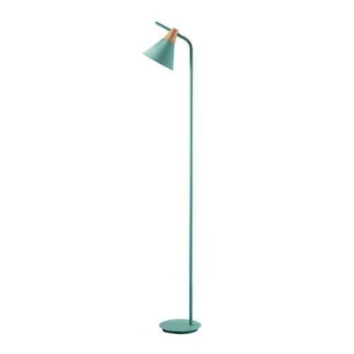 Lámpara De Piso Metálica 155 Cm Altura Decolamp Moderna Verde