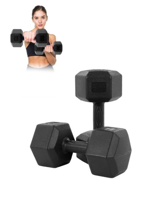 Mancuernas 10 Kg Hexagonales 2pz Pesas Altera Entrenamiento