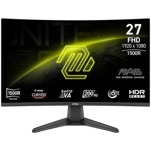 Monitor Gamer Curvo 27 MSI MAG 276CF 0.5ms 200Hz Rapid VA