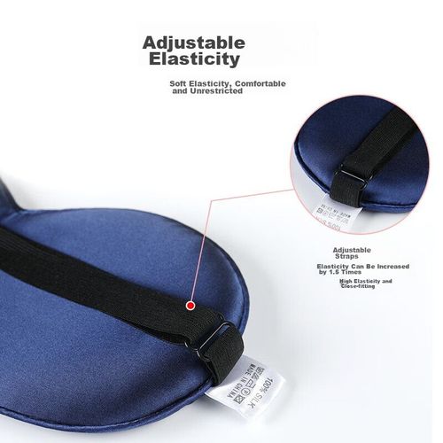 Máscara para Dormir de Seda Transpirable Ajustable
