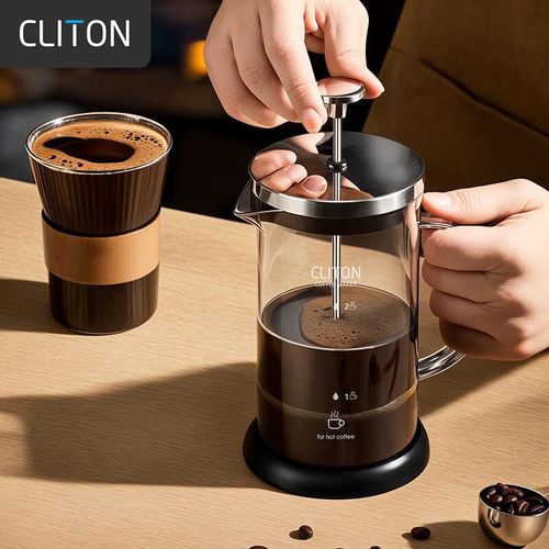 Cafetera Prensa Francesa CLITON Vidrio 350ml