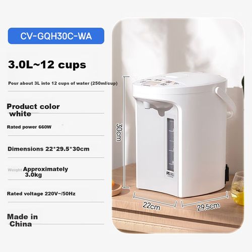 Tetera Eléctrica ZOJIRUSHI 3L Acero inoxidable