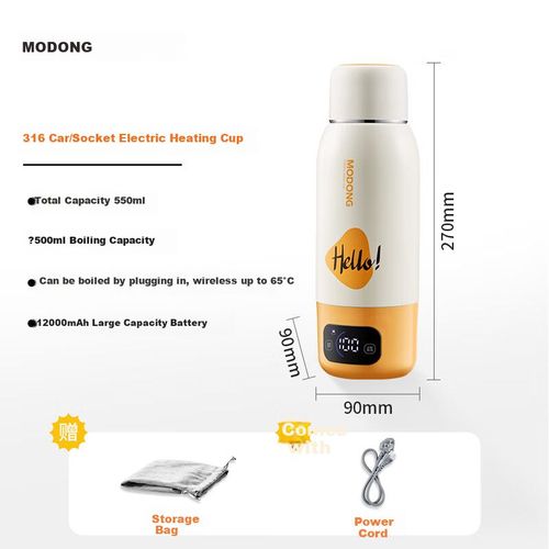 Calentador de Leche Modong 500ml Acero inoxidable