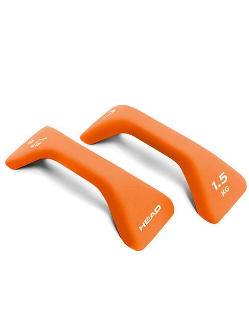 Par de Mancuernas de Neopreno HEAD 3 kg – Antideslizantes y Versátiles