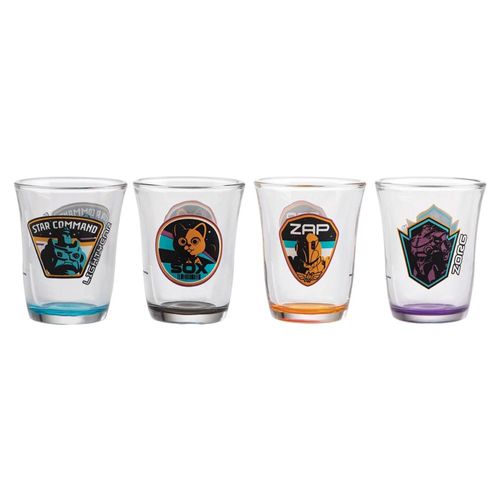 Vasos Buzz Lightyear Juego 4 Pzas 260ml Colores Para Niños