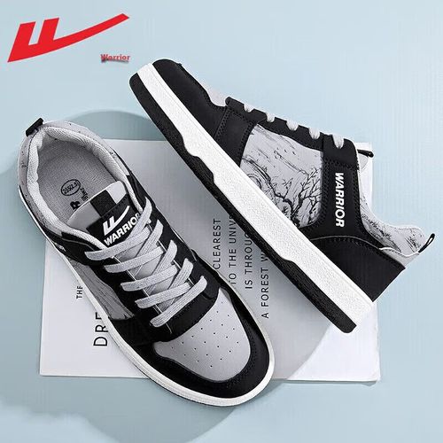 Tenis Warrior NeeDAY OOTD Cuero Sintético Gris y Negro para Hombre