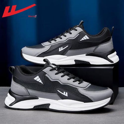 Tenis Huili Warrior Classic Cuero Sintético Negro para Hombre