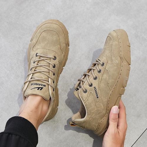 Tenis Huili Casual Caqui para hombre