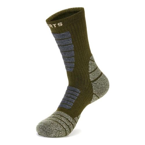 Calcetines deportivos de lana para hombre color café unitalla