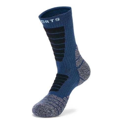 Calcetines deportivos de lana para hombre color azul unitalla