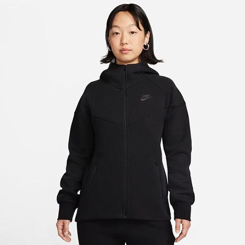 Chaqueta con capucha NIKE TECH FLEECE FB8339-010 Negra para mujer