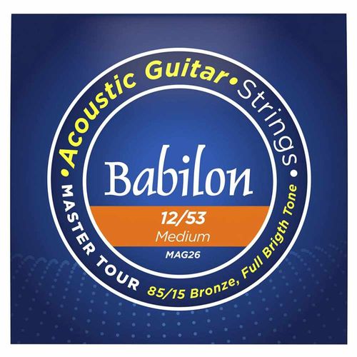 Set de Cuerdas para Guitarra (0.012-0.053) 85/15 MAG26/012 BABILON.