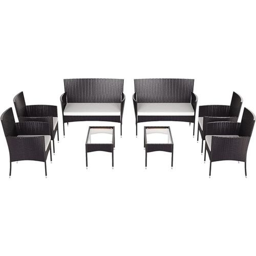 Set de 2 Salas Ilios Innova Color Negro