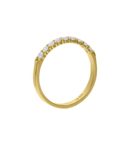 CHURUMBELA DE ORO AMARILLO 14K CON 27PT DE DIAMANTE