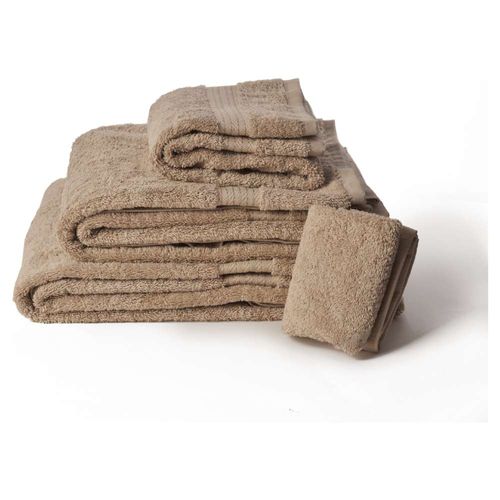 Toallas Set 4 Piezas Arena 100% Algodón Varias Medidas