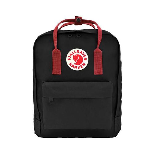 Mochila escolar FJALLRAVEN KANKEN 16L de poliéster Negro y Rojo Óxido Unisex