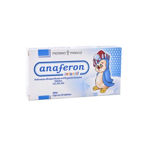 ANAFERON INFANTIL 12 / 30 / 50C 20 Tabletas