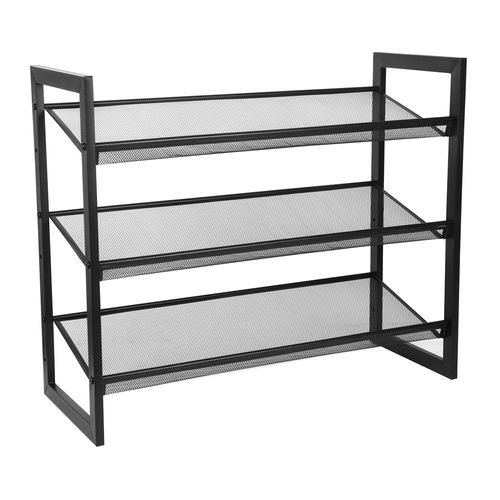 Zapatera De Metal 3 Niveles Organizador Estante Para Zapatos