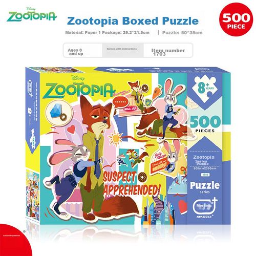 Rompecabezas DISNEY ZOOTOPIA de cartón 500 pz para adultos