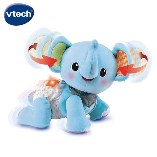 Elefante que gatea VTECH 80-533200 de peluche y plástico multicolor para bebés