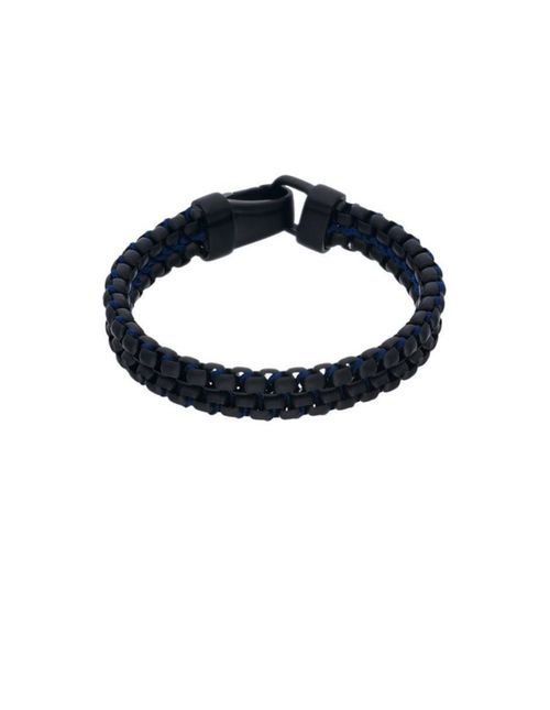 Pulsera con Aplicaciones de Acero para Caballero