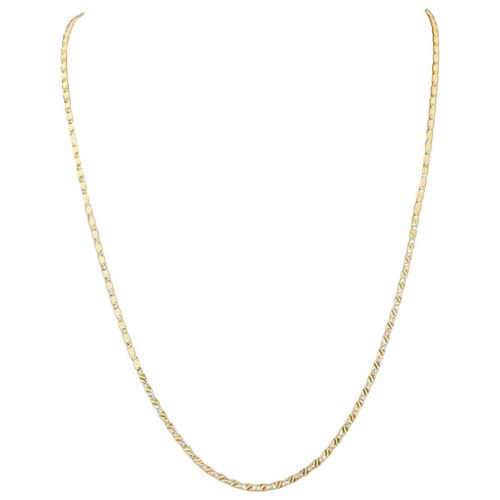 Collar dorado  AuraSparks MXWAQ-006 Collar de 45 cm