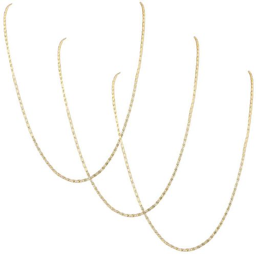 Collar dorado  AuraSparks MXWAQ-008 Collar de 45 cm