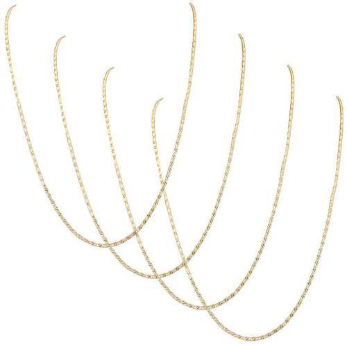 Collar dorado  AuraSparks MXWAQ-009 Collar de 45 cm