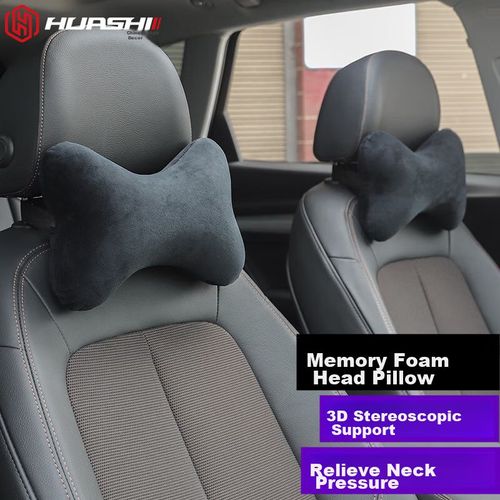 Almohada de viaje ergonómica para cuello espuma viscoelástica Hua Shi