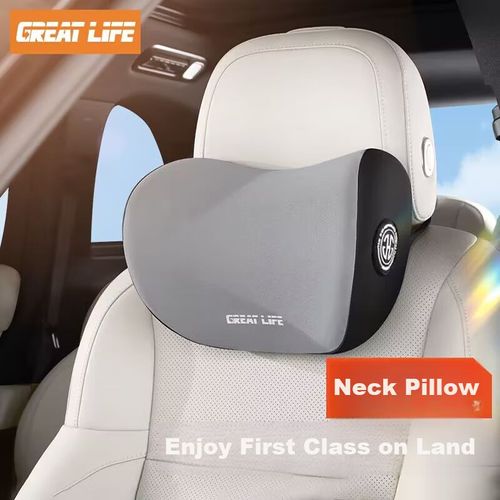 Almohada viscoelástico para cuello y lumbar de auto GREAT LIFE