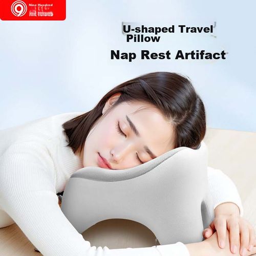 Almohada de viaje en forma de U ergonómica NINEHUNOREO