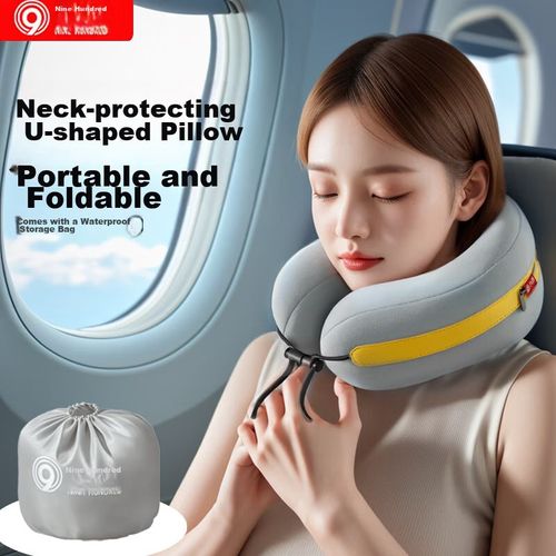 Almohada de viaje en forma de U de espuma de memoria Nine Hundred