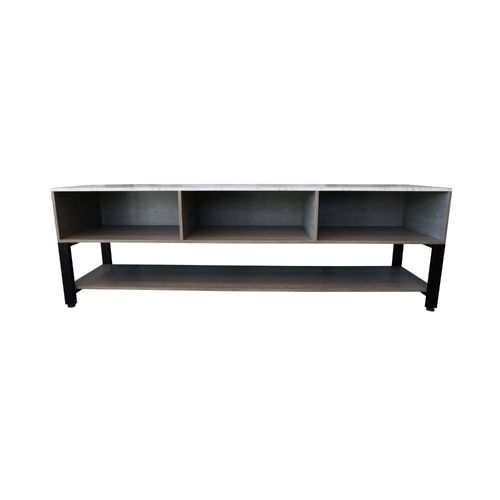 Mesa para TV Boston 65" Gris Nogal con Negro