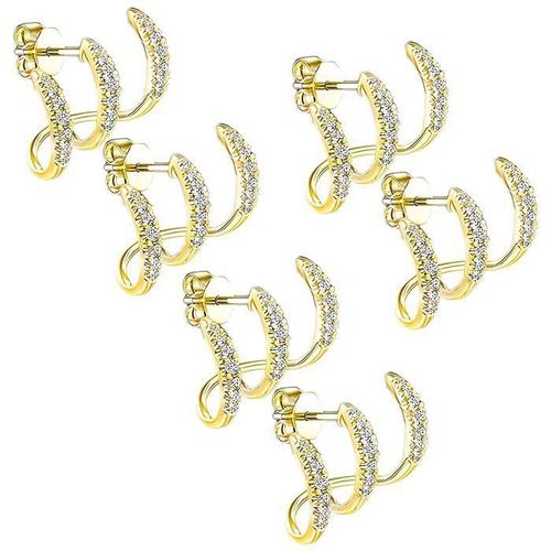 Aretes para Regalo Curve02 MXCUV-003 Hermosos Aretes