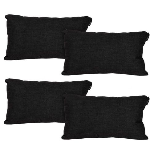 Cojín Decorativo Set de 4 Dicasa Belu DeltaOne Negro CZD