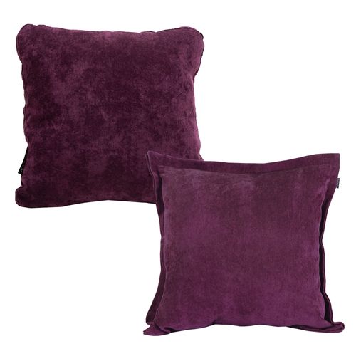Set de 2 Cojines Decorativos Kappa + Zita Velvet Morado CZD