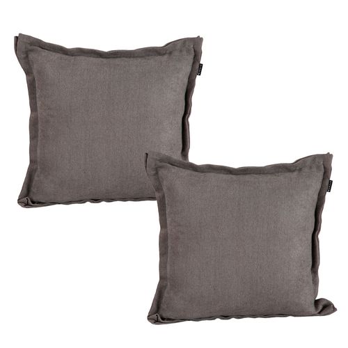 Set de 2 Cojines Decorativo Dicasa Bless KappaOne Gris Oscuro CZD