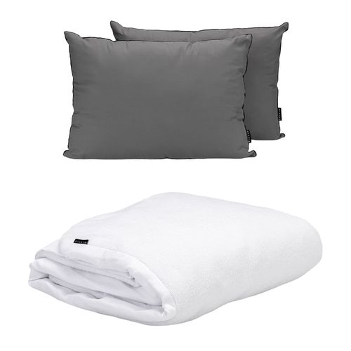 Protector de Colchón Matrimonial Dicasa Cloud + Almohadas 2 Pack CZD