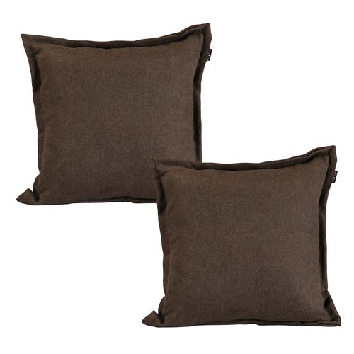 Set de 2 Cojines Decorativo Dicasa Bless KappaOne Chocolate CZD