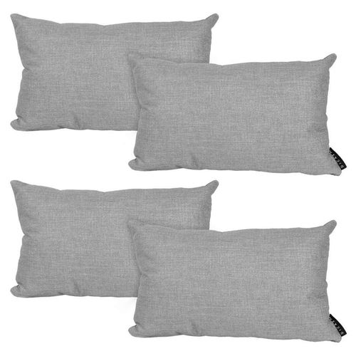 Set de 4 Cojines Decorativos Dicasa DeltaOne Belu Gris CZD