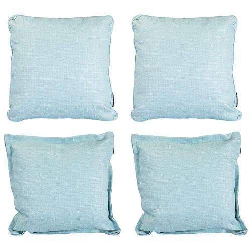 Set 4 Cojines Decorativos Dicasa Tred KappaOne + ZitaOne Turquesa CZD