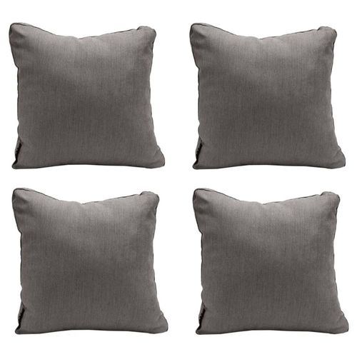 Set de 4 Cojines decorativos Dicasa ZitaOne Gris Oscuro CZD