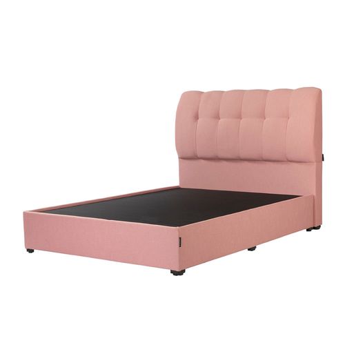 Cabecera Queen Size Dicasa Nube Palo de Rosa + Base cama Havol CZD