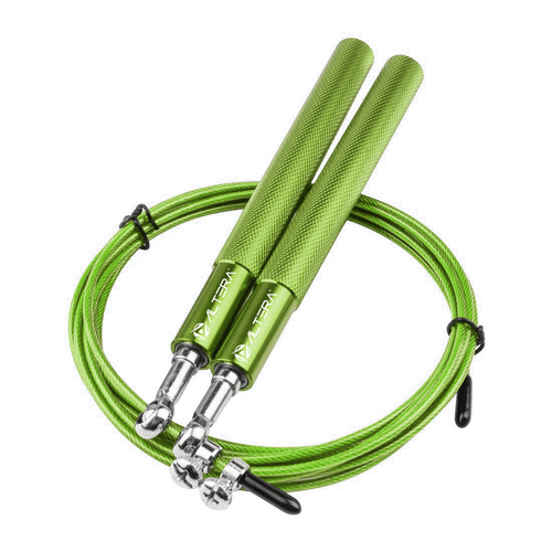 Cuerda Para Saltar Altera Aluminio Color Verde